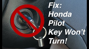 Fix For 2003 Honda Pilot Key That Won