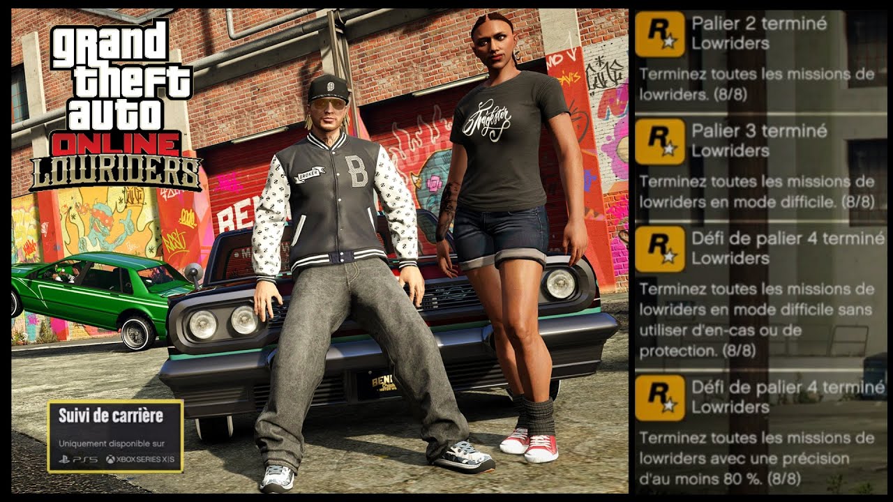 GTA Online : Missions Lowriders de Lamar | Suivi de carrière (Palier 1 à 4)