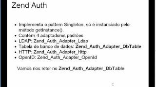 Zend Auth 1° parte