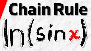 Derivative of ln(sinx) with Chain Rule | Calculus 1 Exercises