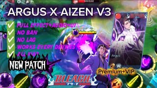 ✨New 🔥😍🟣 Argus X Aizen Sousuke v3 | Full Effect Audio UI |🔥 No Ban | Works All DEVICE'S | ✅🔥