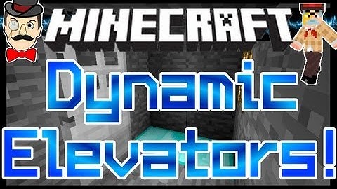 Minecraft Mods - ELEVATORS ! Working Lifts Go Up & Down !