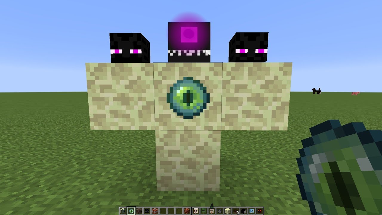 what if you create a ENDER GOLEM WITHER in MINECRAFT (part 2) - YouTube