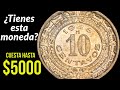 La moneda que más secciones del calendario azteca contiene: 10 centavos de 1936