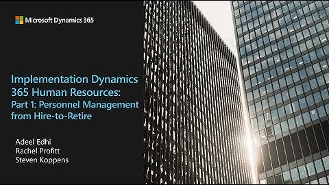 HR Functional Series - Part 1 Personnel Management from Hire to Retire - TechTalk