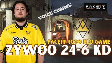 DEMO POV - ZYWOO (24-6) KD POV KD FACEIT 4000 ELO GAME (Dust2)  #zywoo #cs2 #faceit