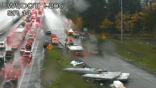 Watch Live: Traffic cams show delays in Portland metro area