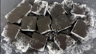 Birthday Crush 16 Blocks of soft gym chalk with Charcoal powder | Satisfying ASMR screenshot 5