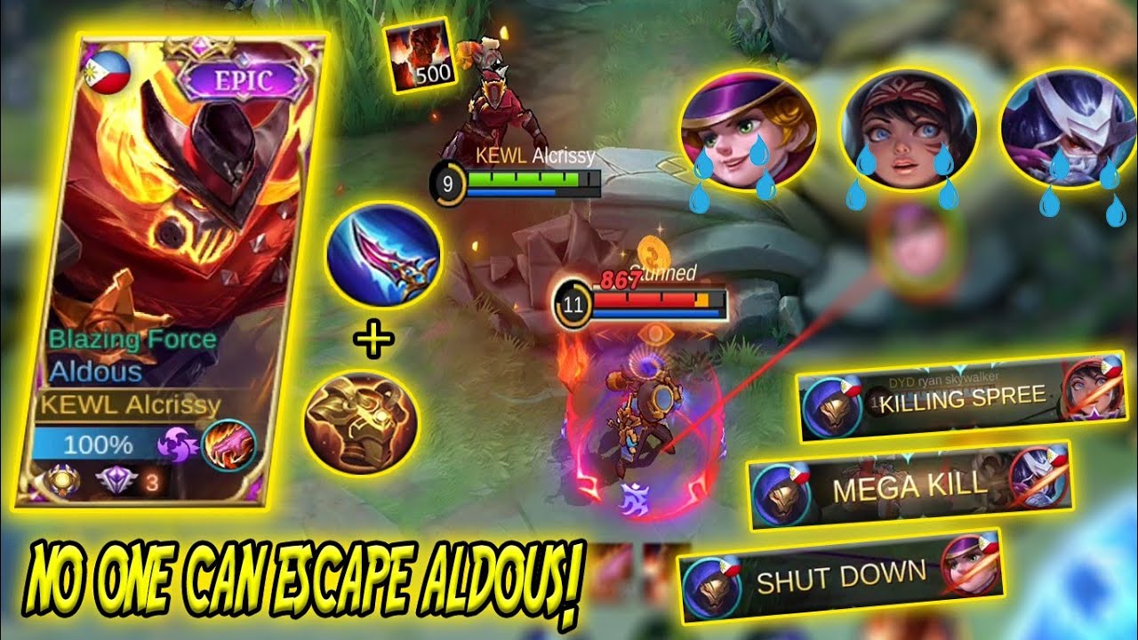 ALDOUS TIPS AND TRICKS🔥 | HOW TO WIN AGAINST DASHING HEROES? | ALDOUS BEST BUILD 2021 - MLBB