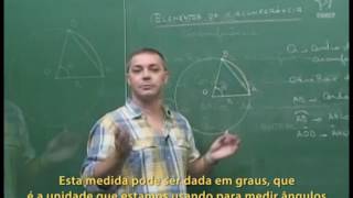 Geometria - Aula 43  - Elementos da circunferência - Legendado