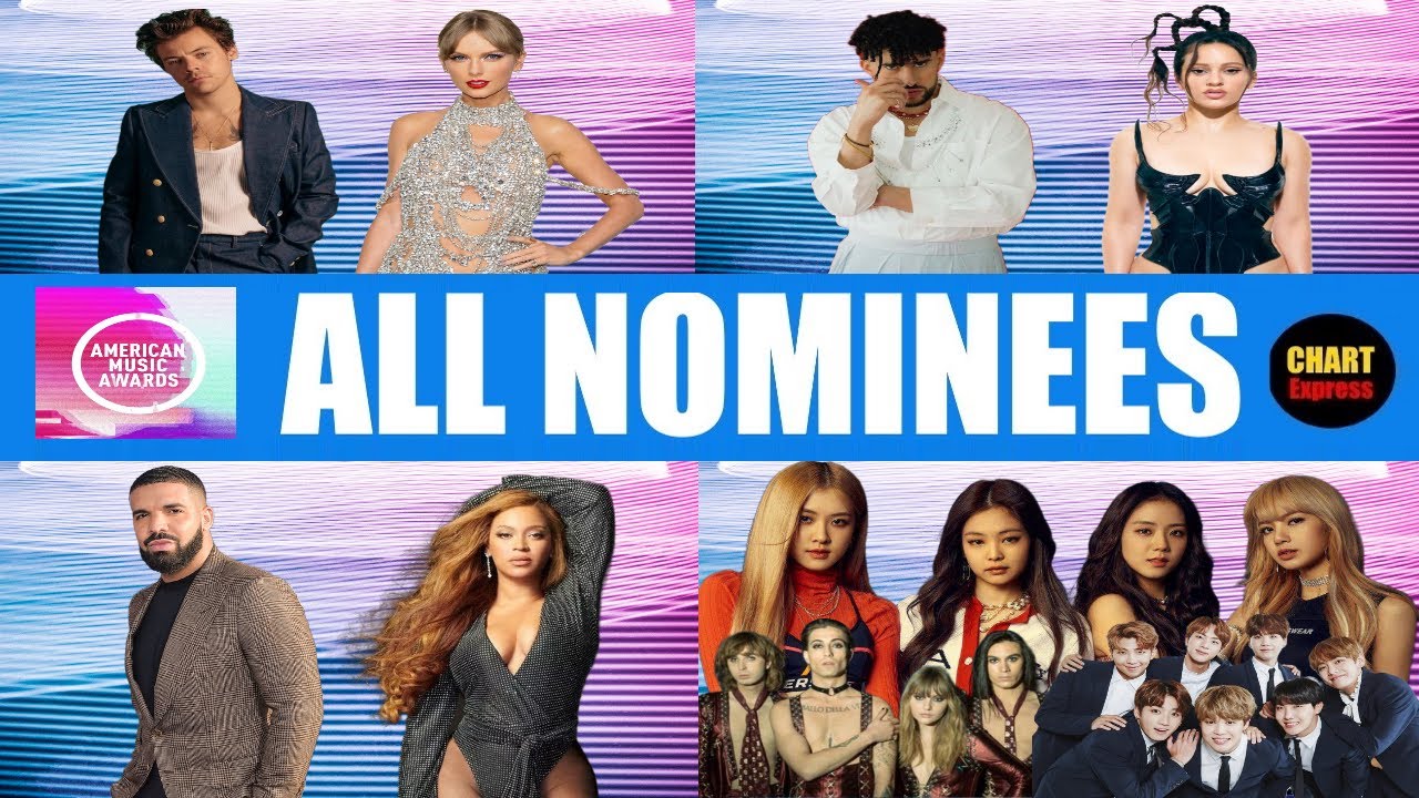 AMA 2022 ALL NOMINEES 2022 American Music Awards Nominations