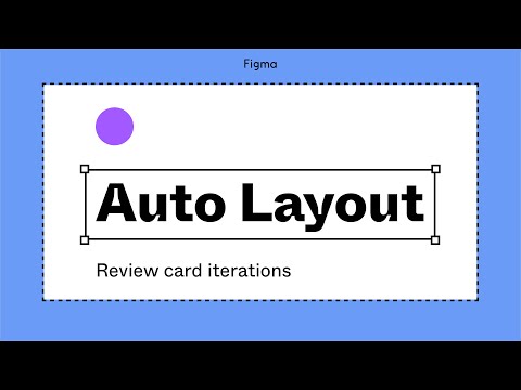 Figma tutorial: Auto layout review card iterations