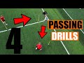 4 passing  1st touch combination drills  group soccer ideas  joner football