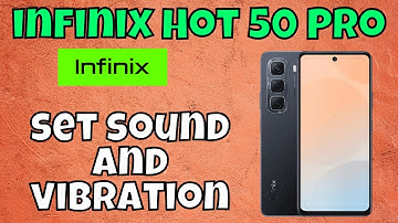 Sound & Vibration Setting infinix Hot 50 Pro || How to set sound and vibration