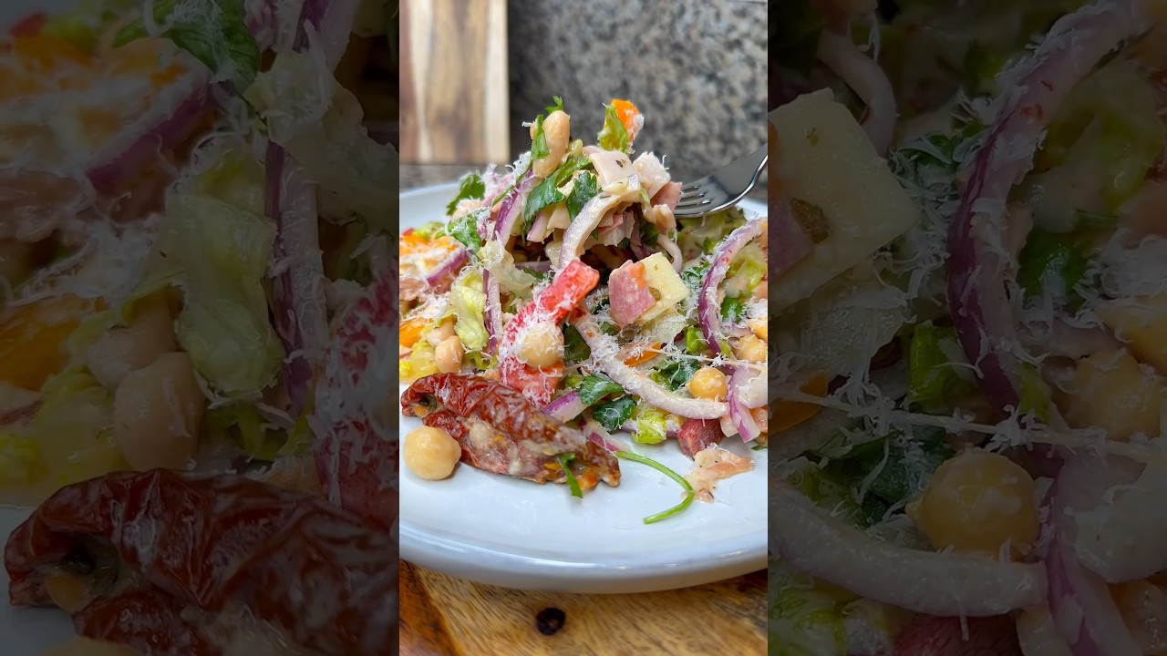 The Best Viral Grinder Salad Recipe!