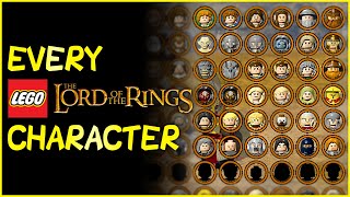 EVERY CHARACTER in LEGO The Lord of the Rings (2012)