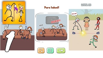 Thief Troll Stickman Robber Gameplay Walkthrough #1 (Android, IOS)