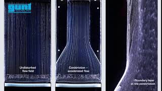 Visualisation of streamlines HM 250.03