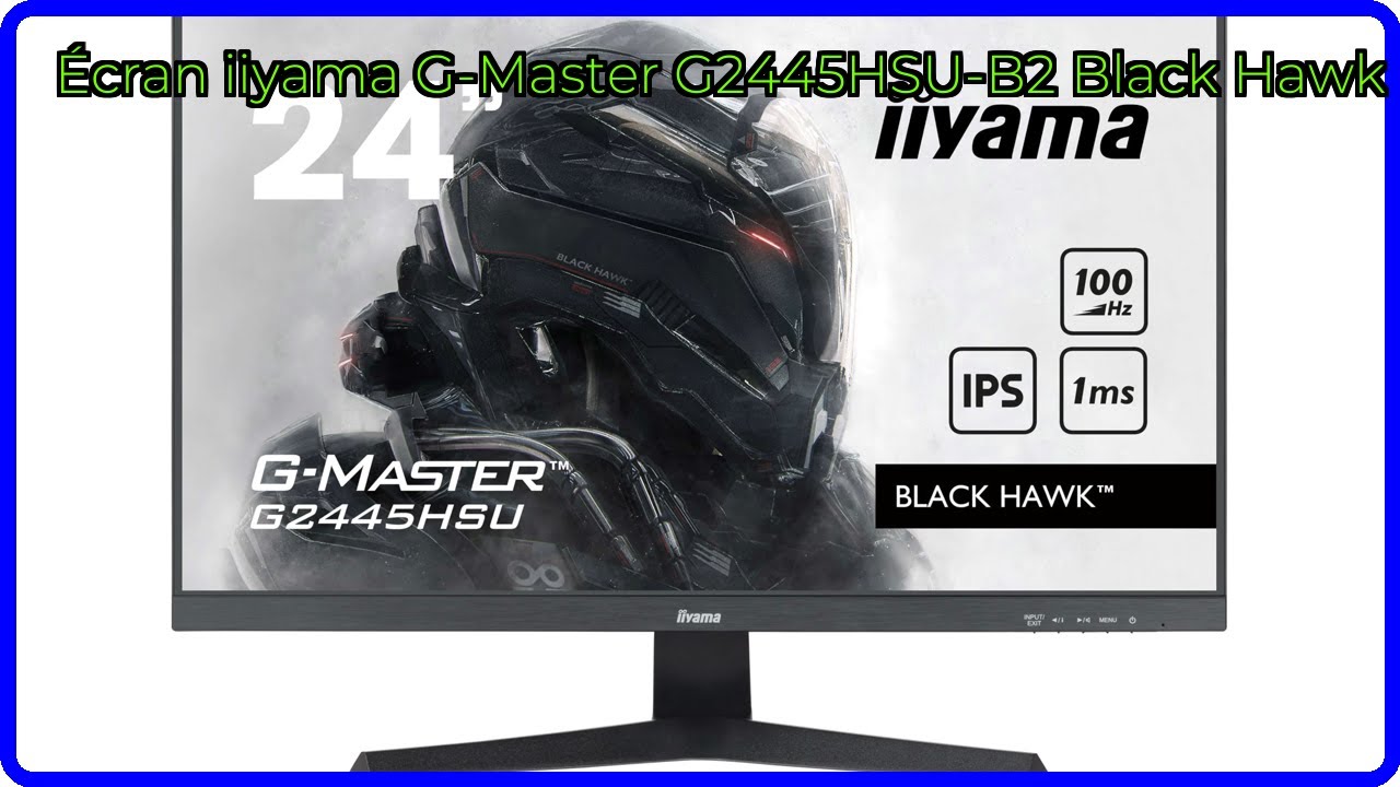 その他 iiyama G-MASTER G2445HSU BLACK HAWK Amazon.com: iiyama G-MASTER Black Hawk LED Monitor 56cm 22