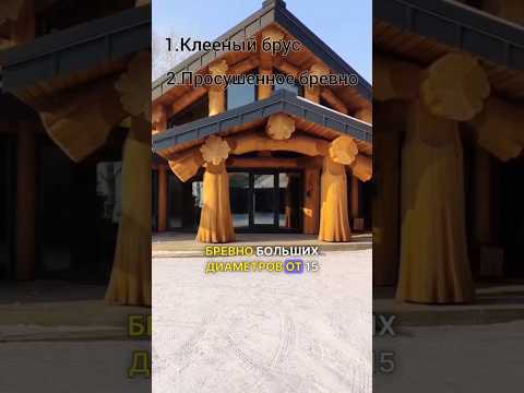 Самый бюджетный загородный дом из сегмента 'элит'#строимдом #двойнойбрус #бревно #каркасныйдом #брус