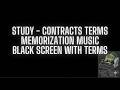 Contracts Law Chill Study Music - Passive Learning Terms