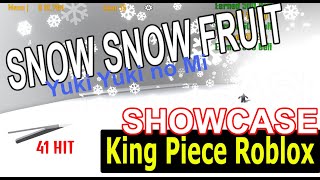 photo Yuki Yuki No Mi King Piece snow snow fruit showcase yuki yuki no