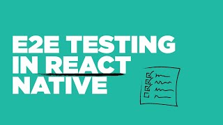 [LIVE EVENT] E2E testing in React Native with Jenn Robison