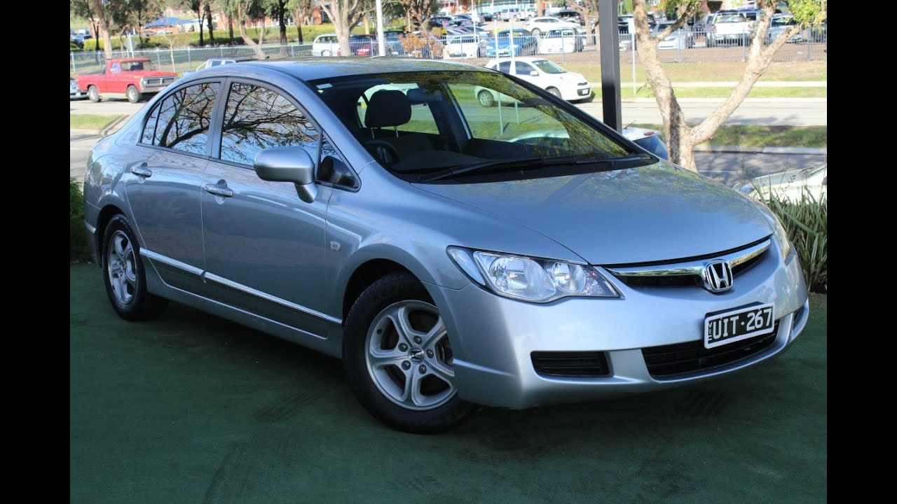 B5293 2006 Honda Civic Vti L Auto My07 Review