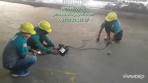 Concrete Quality Testing on Floor Plates, using the NDT proceq - UPV TEST