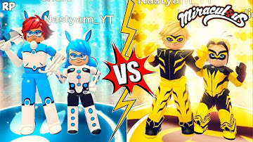 NEW VS ORIGINAL TRANSFORMATION (COMPARISON) NO MIRACULOUS RP - MIRACULOUS ROBLOX!