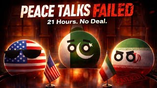 Why Did the Iran-US Peace Talks FAIL in 21 Hours? | Countryball Animation