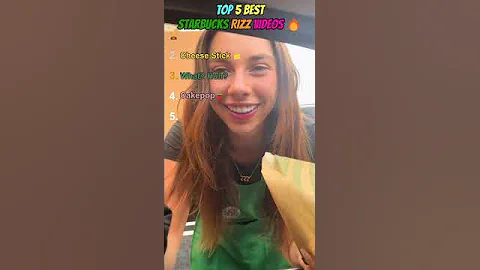 TOP 5 BEST STARBUCKS RIZZ VIDEOS!