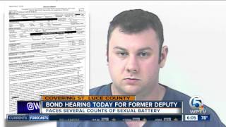 Former St. Lucie County deputy faces sex charges seeks new bond