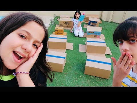 تحدي كراتين السلايم حظ قوي