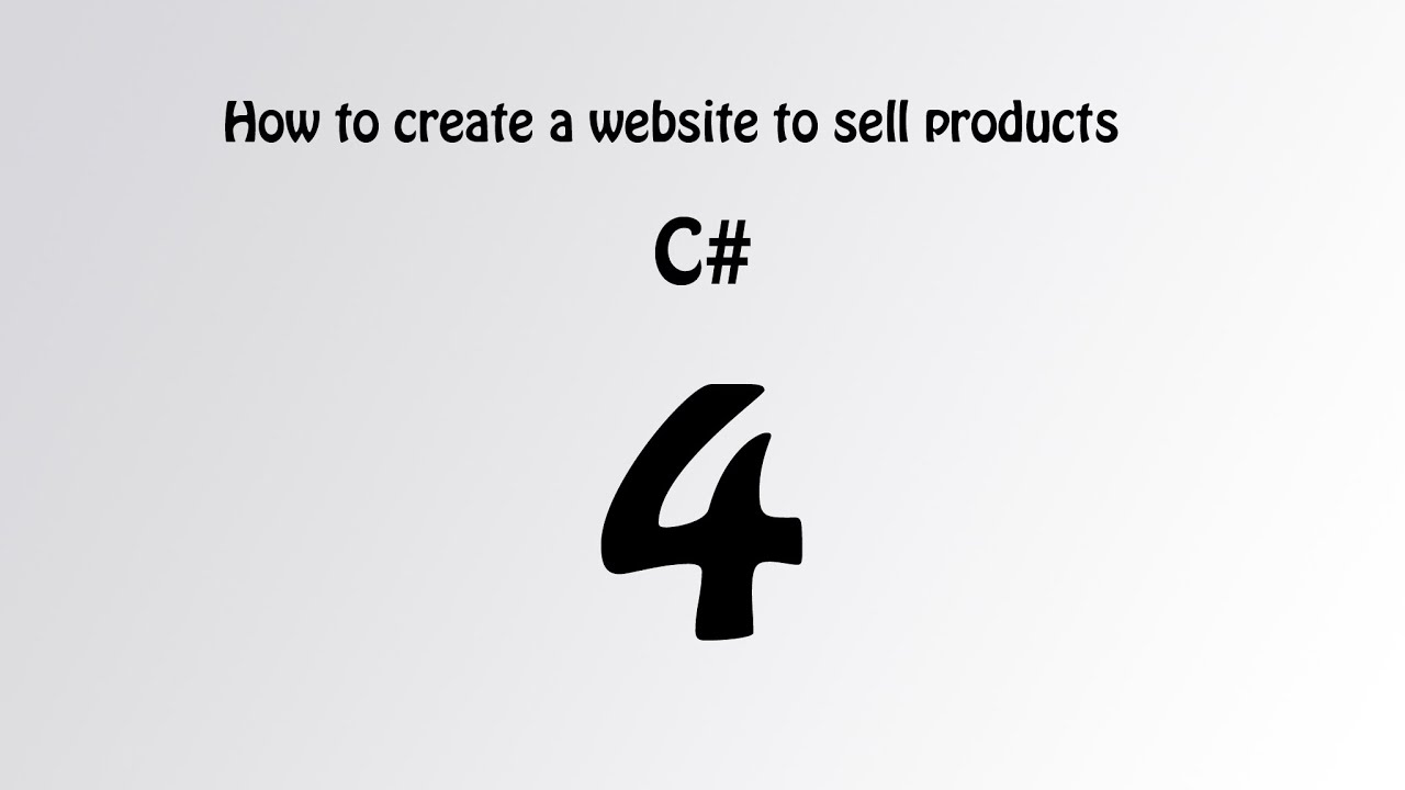 4 How to create a website to sell products - YouTube