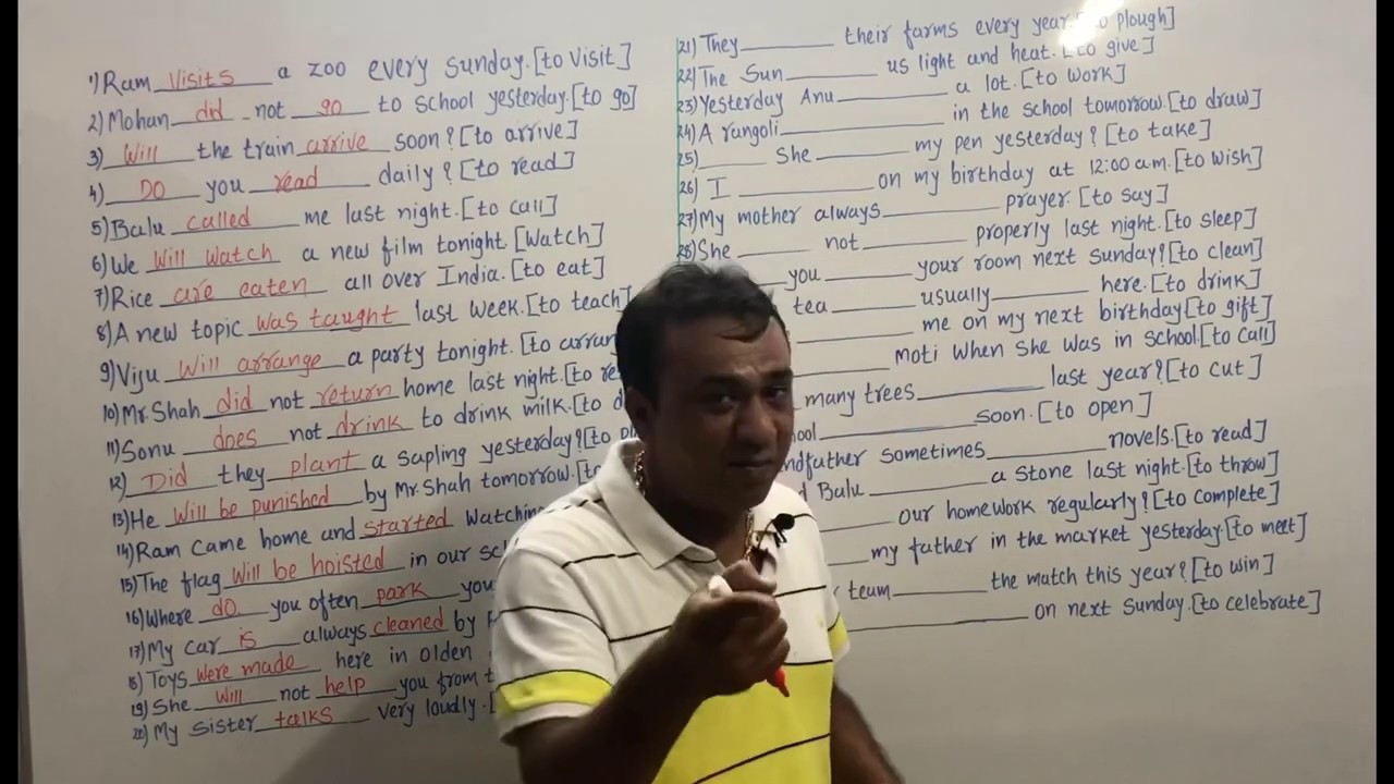 English Grammar 10th Gujarati Medium YouTube