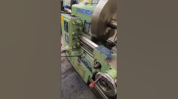Tour Cazeneuve HB725 making small shaft for a valve #asmr #machine #machinist #manualmachinist