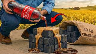 Mix Charcoal and COCA-COLA! Turn Simple Materials into Something Incredible!