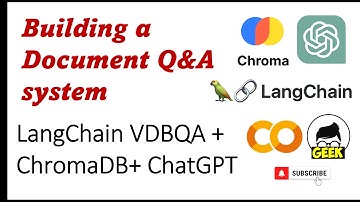 Document Question Answering with LangChain + ChromaDB + ChatGPT