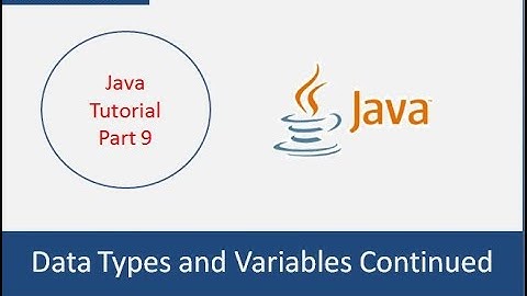 Data Types & Variables | Java Tutorials | Part-2 |Coding For Beginners | Code Bode