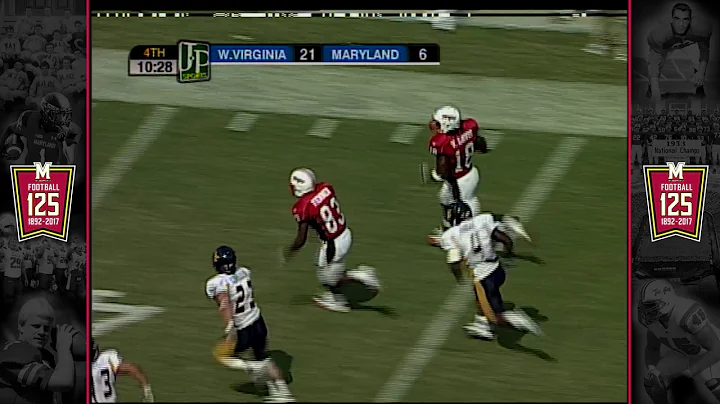 2005 Vernon Davis 73-yd TD Catch - #Terps125