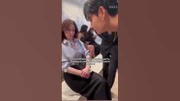 Taehyung with Anna Wintour at Celine show🤠