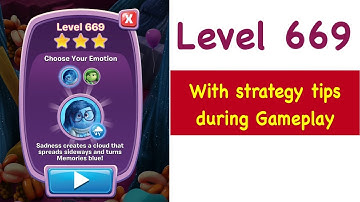Inside Out Thought Bubbles - Level 669 - Tips and Strategy Gameplay Walkthrough Youtube No Boosters