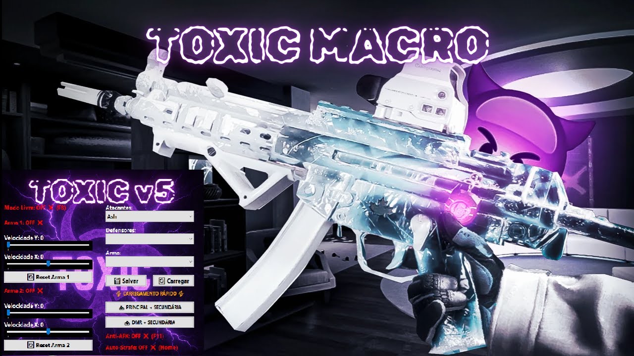 O Melhor Macro para R6 | NoRecoil, AutoFire, AutoStrafe, TBag, AntiAFK ...