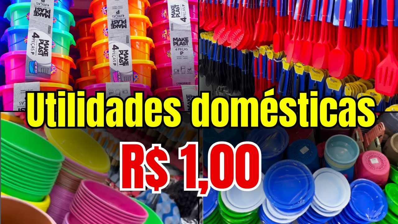 🚨R$ 0,99🚨 - UTILIDADES DOMÉSTICAS PARA LOJA DE DEZ REAIS