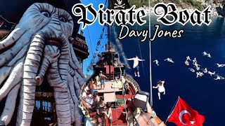 PIRATE BOAT TRIP MARMARIS TURKEY ON DAVY JONES PIRATE SHIP EXCURSION