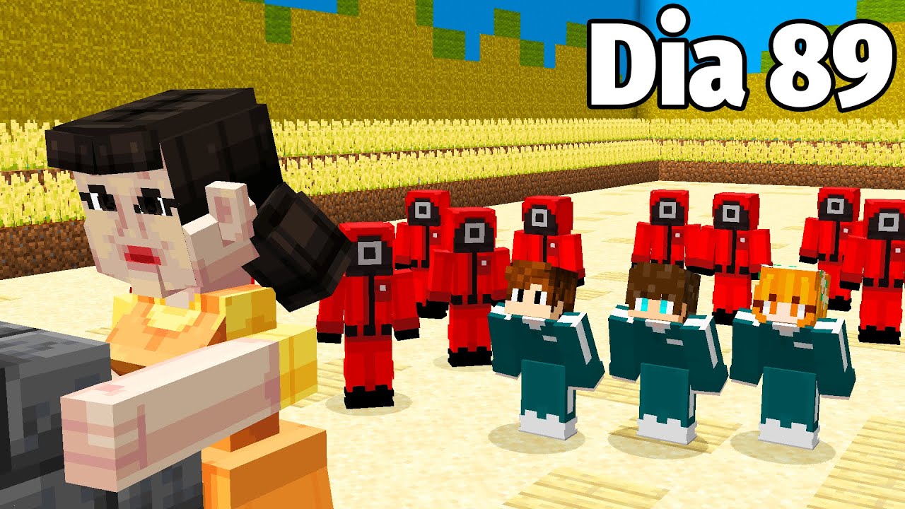 SOBREVIVI 100 DIAS NO ROUND 6 DO MINECRAFT