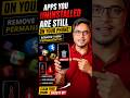 You Deleted the App… But It’s STILL on Your Phone! 😱 Fix Hidden Android Junk #shorts #youtubeshorts