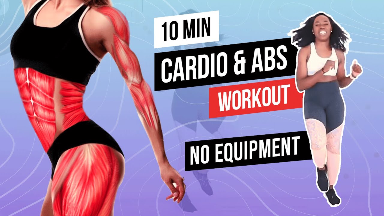 10 MIN CARDIO & ABS WORKOUT ❤️ || No Equipment