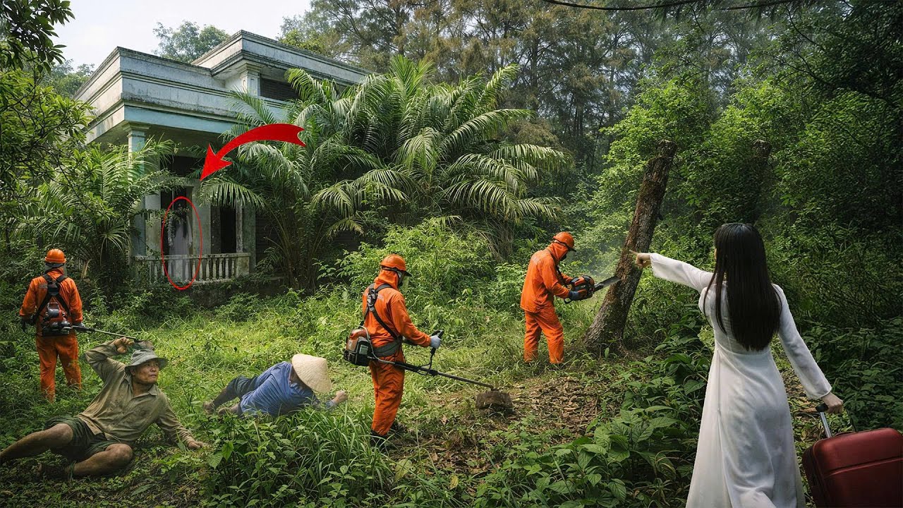 Time-Lapse: Is the Abandoned House Haunted? A Ghost on the Roof Sends the Whole Team Running